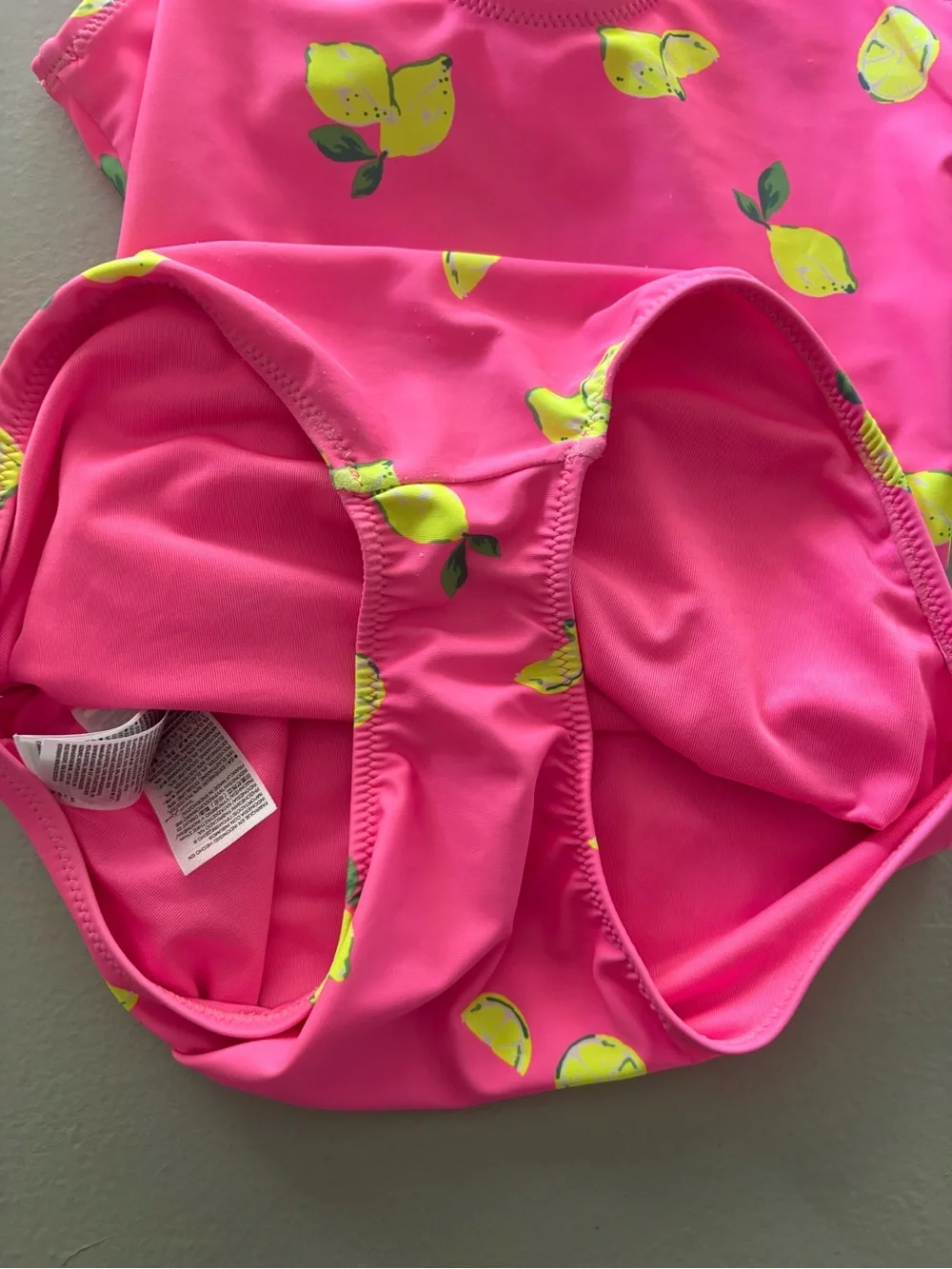 Gap kids pink lemon cutout swimsuit one piece. XXL